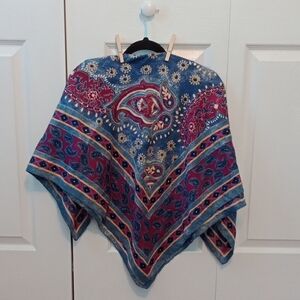 Colorful Paisley Patterned Shawl